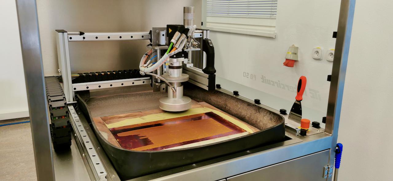 Via hole epoxy filling by I.T.C.Intercircuit