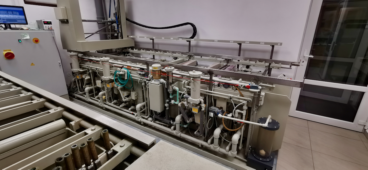 Electroless Ni Au surface finishing process on PPT Line